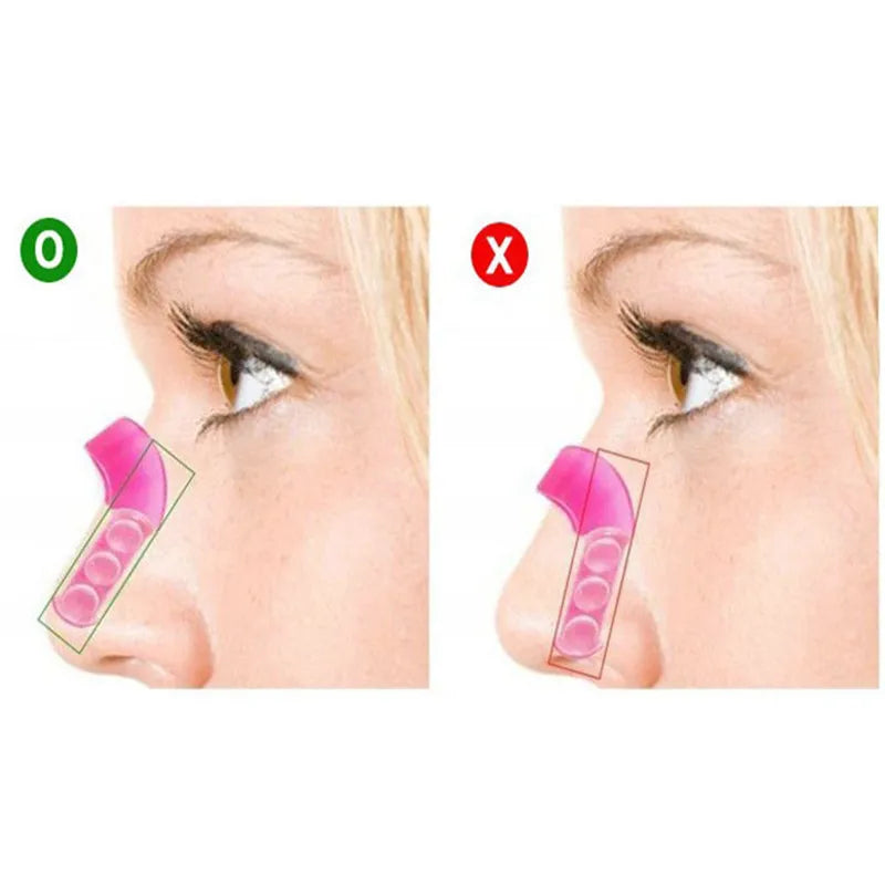 Pink Nose up Lifting Shaping Clip Invisible Shaper Tool,Straightening Beauty Massage Tool Bridge Straightening for Nose Uplifting Crooked Women Men Bridge Wide Lifter Men'S