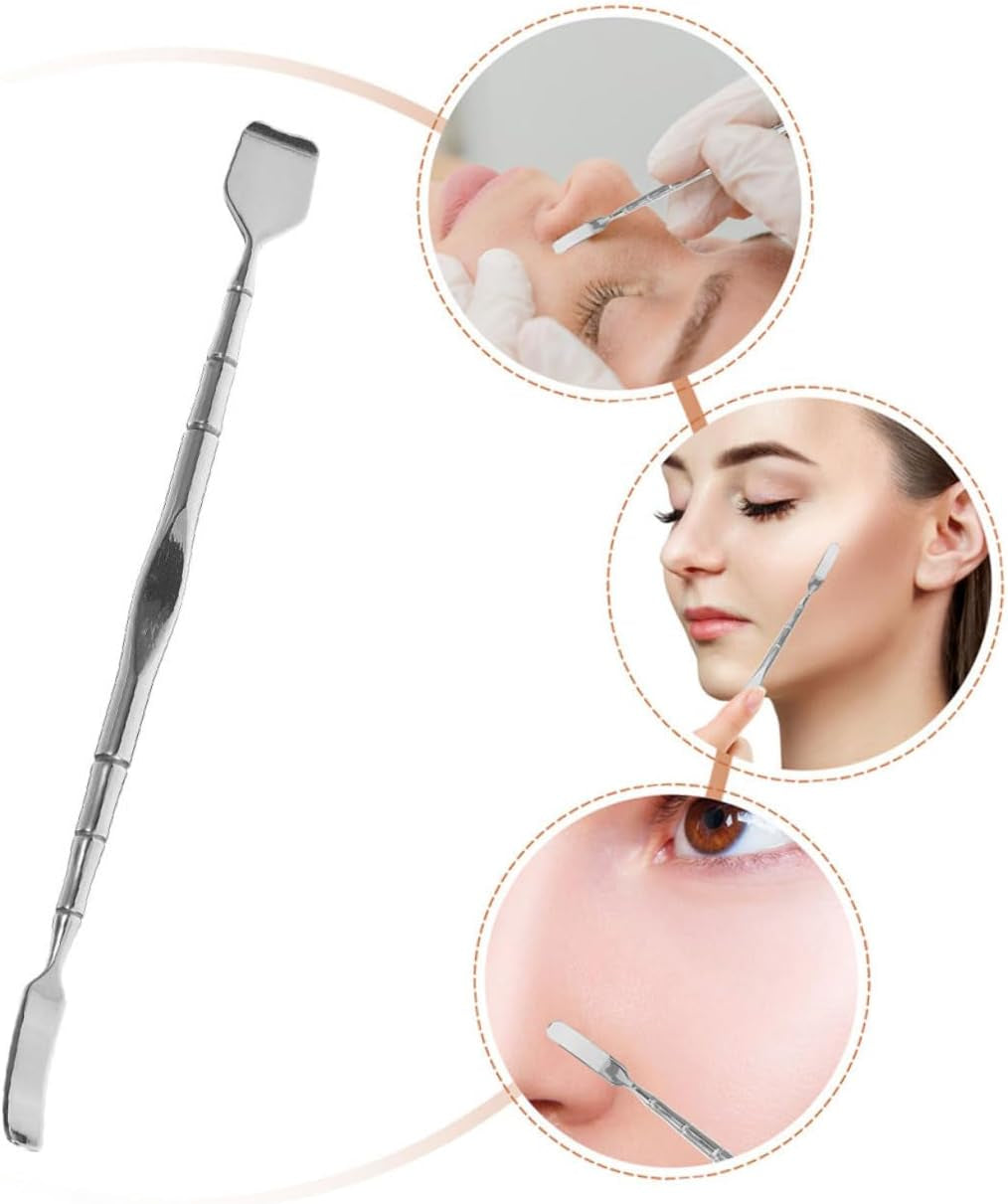 Blackhead Tool Face Cleaning Tool Pore Extractor Stainless Steel for Women Men Portable for Travel